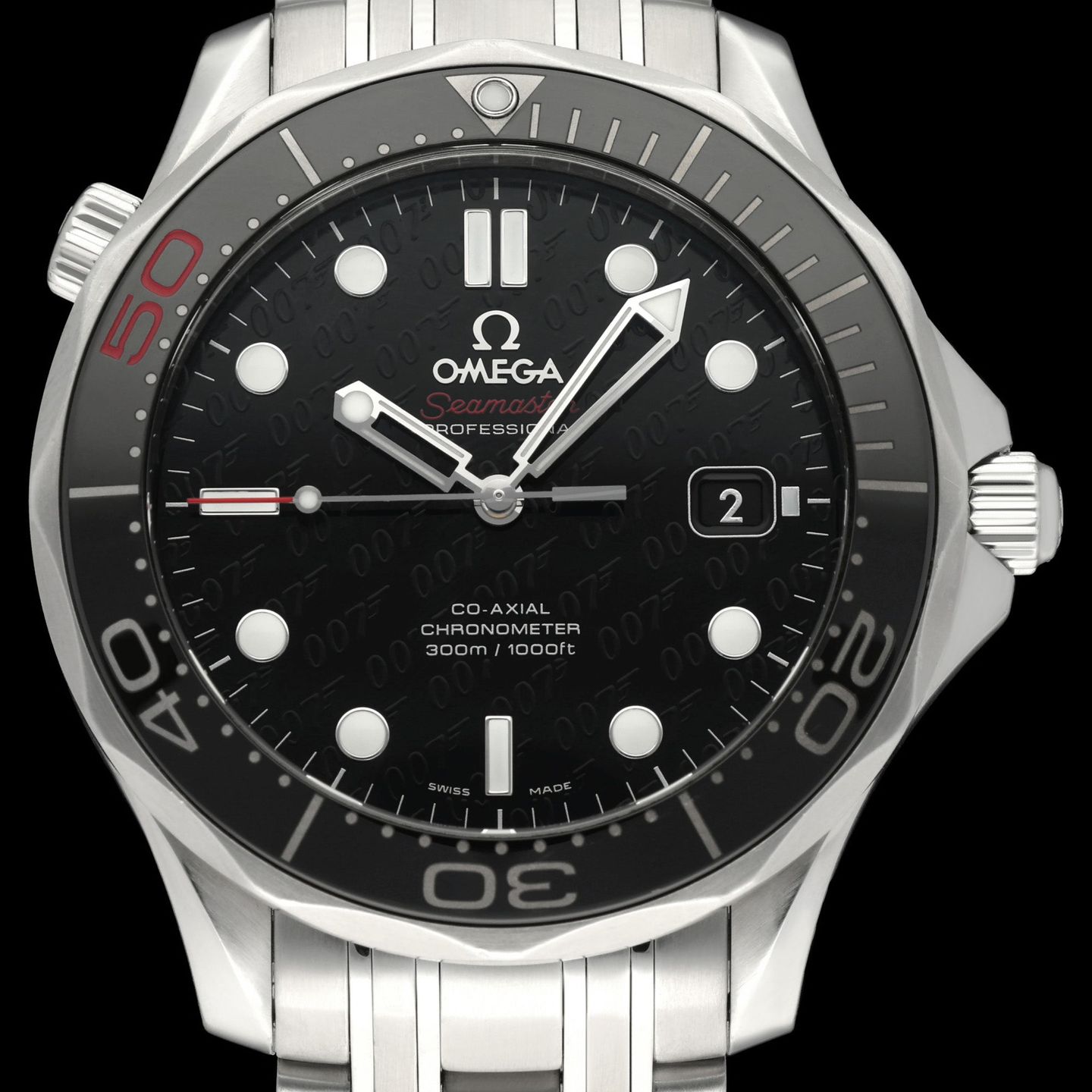 Omega Seamaster Diver 300 M 212.30.41.20.01.005 (2012) - Black dial 41 mm Steel case (1/8)