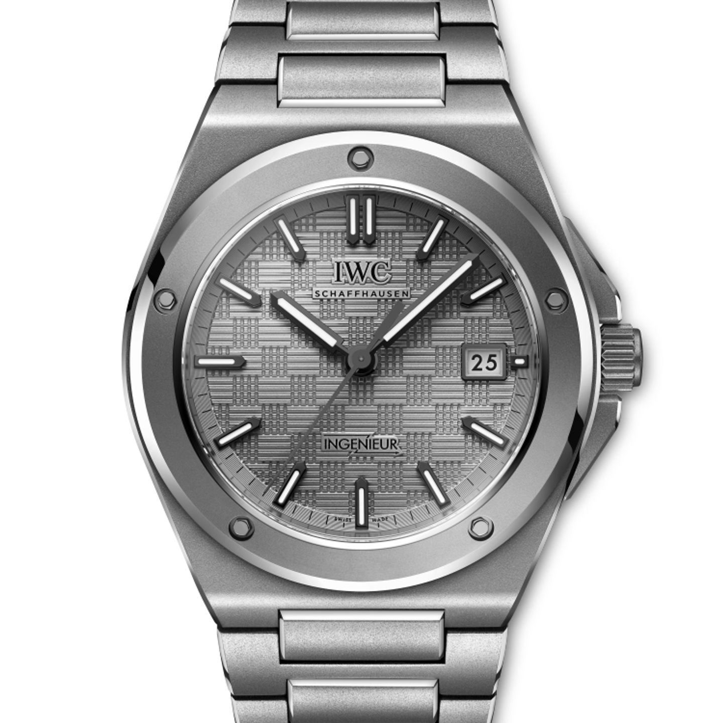 IWC Ingenieur Automatic IW328904 (2024) - Grijs wijzerplaat 40mm Titanium (1/1)