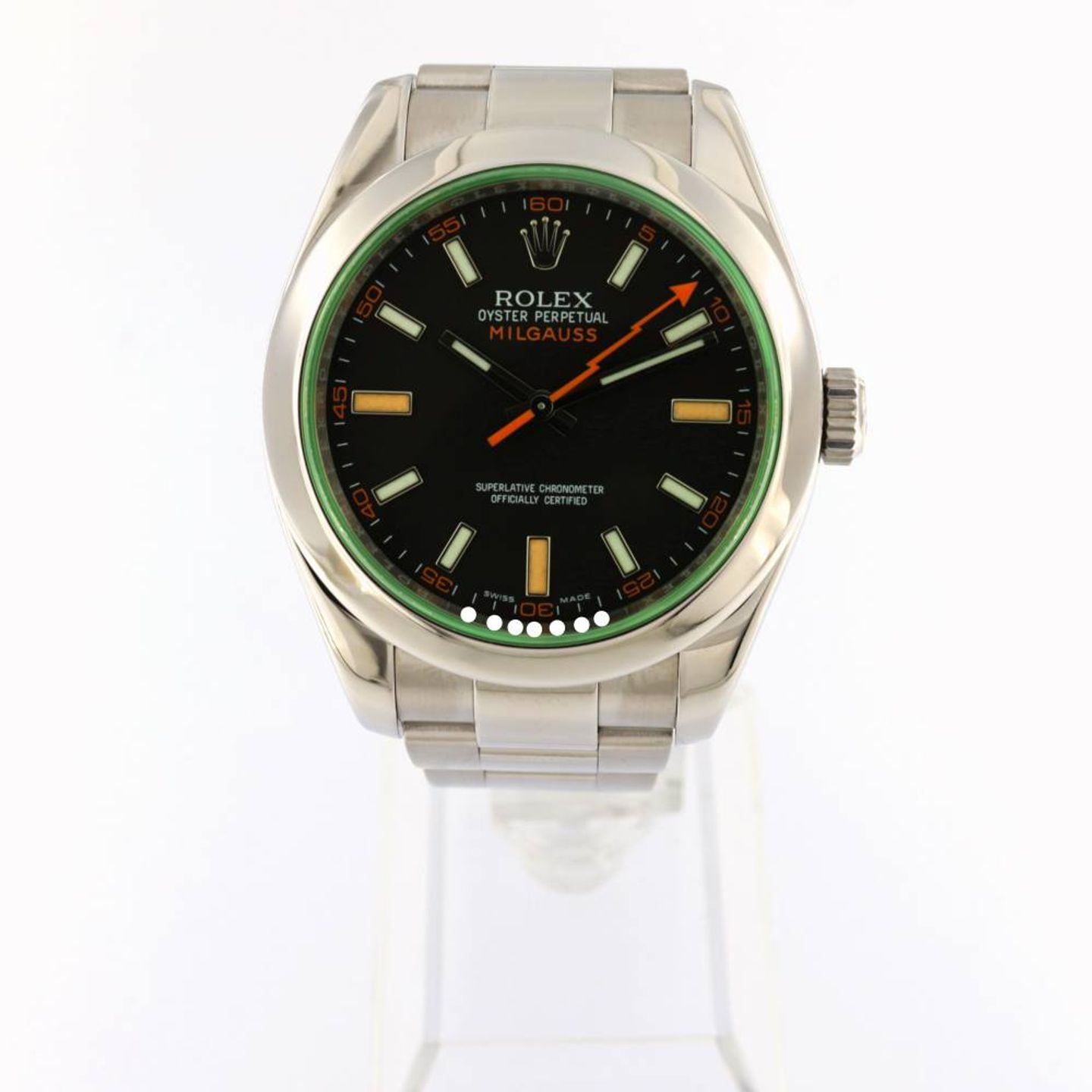 Rolex Milgauss 116400 (2011) - 40 mm Steel case (1/7)