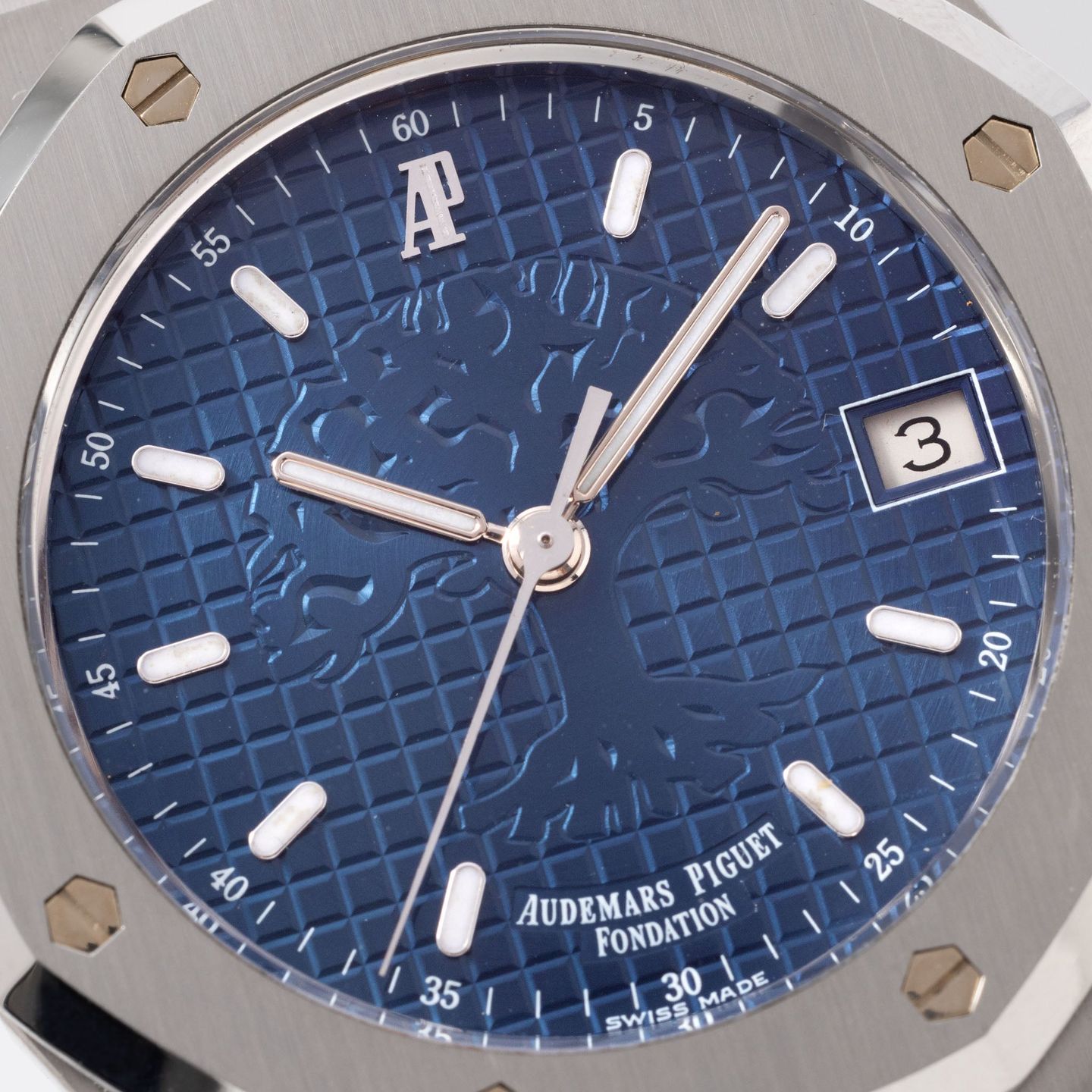 Audemars Piguet Royal Oak 15100ST (1999) - Blue dial 36 mm Steel case (4/8)