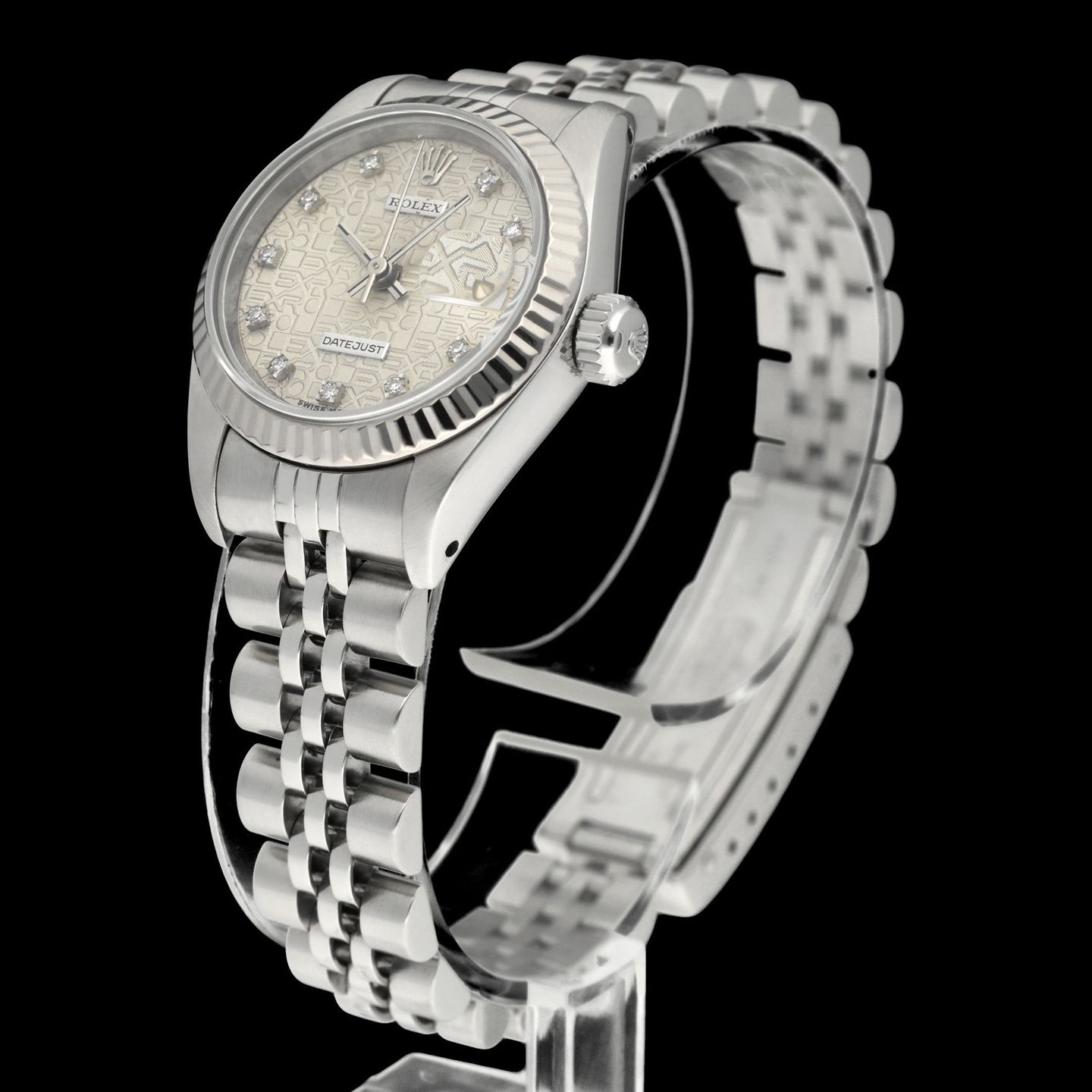 Rolex Lady-Datejust 69174 (1993) - Zilver wijzerplaat 26mm Staal (5/8)