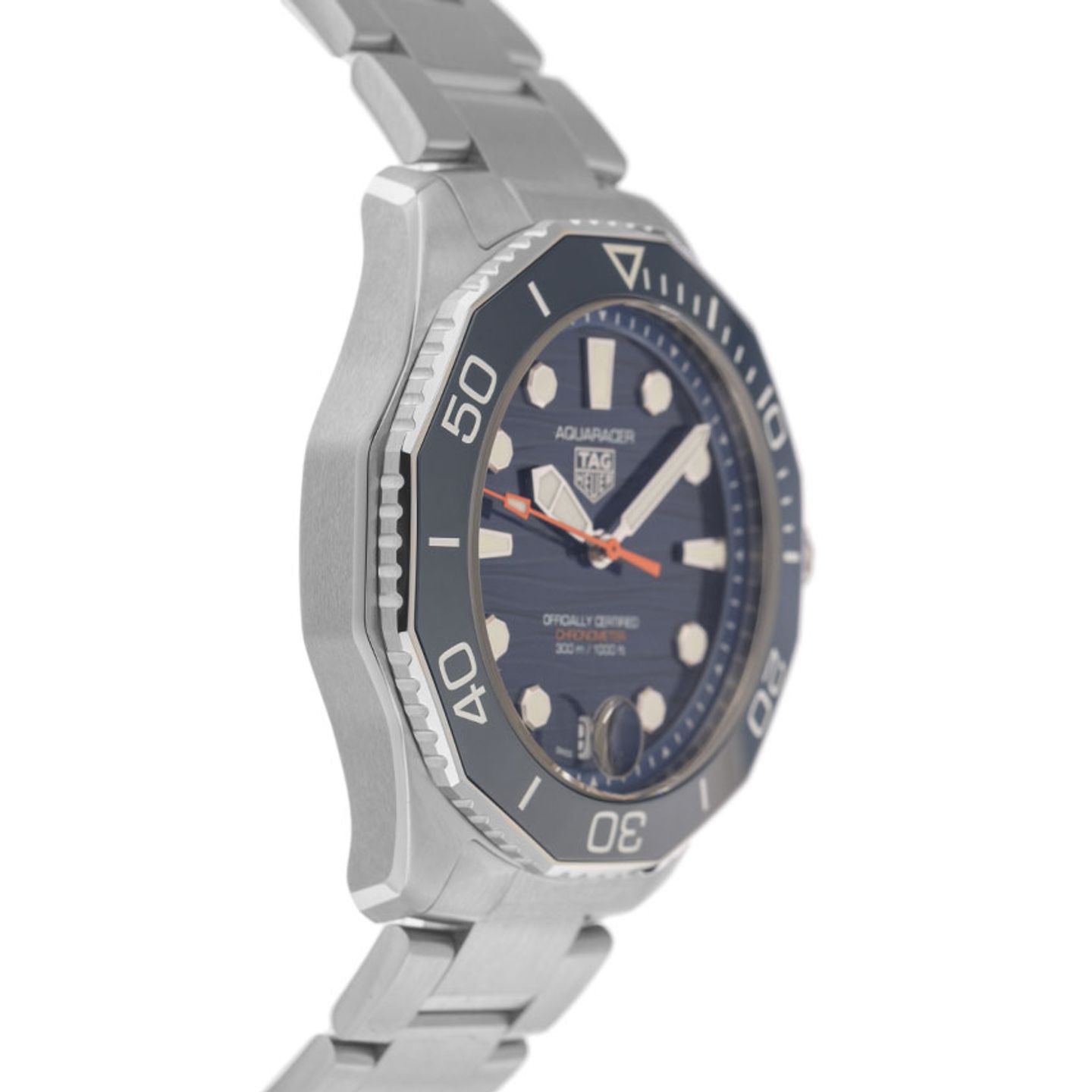 TAG Heuer Aquaracer 300M WBP5111.BA0013 (2025) - Blauw wijzerplaat 42mm Staal (5/7)