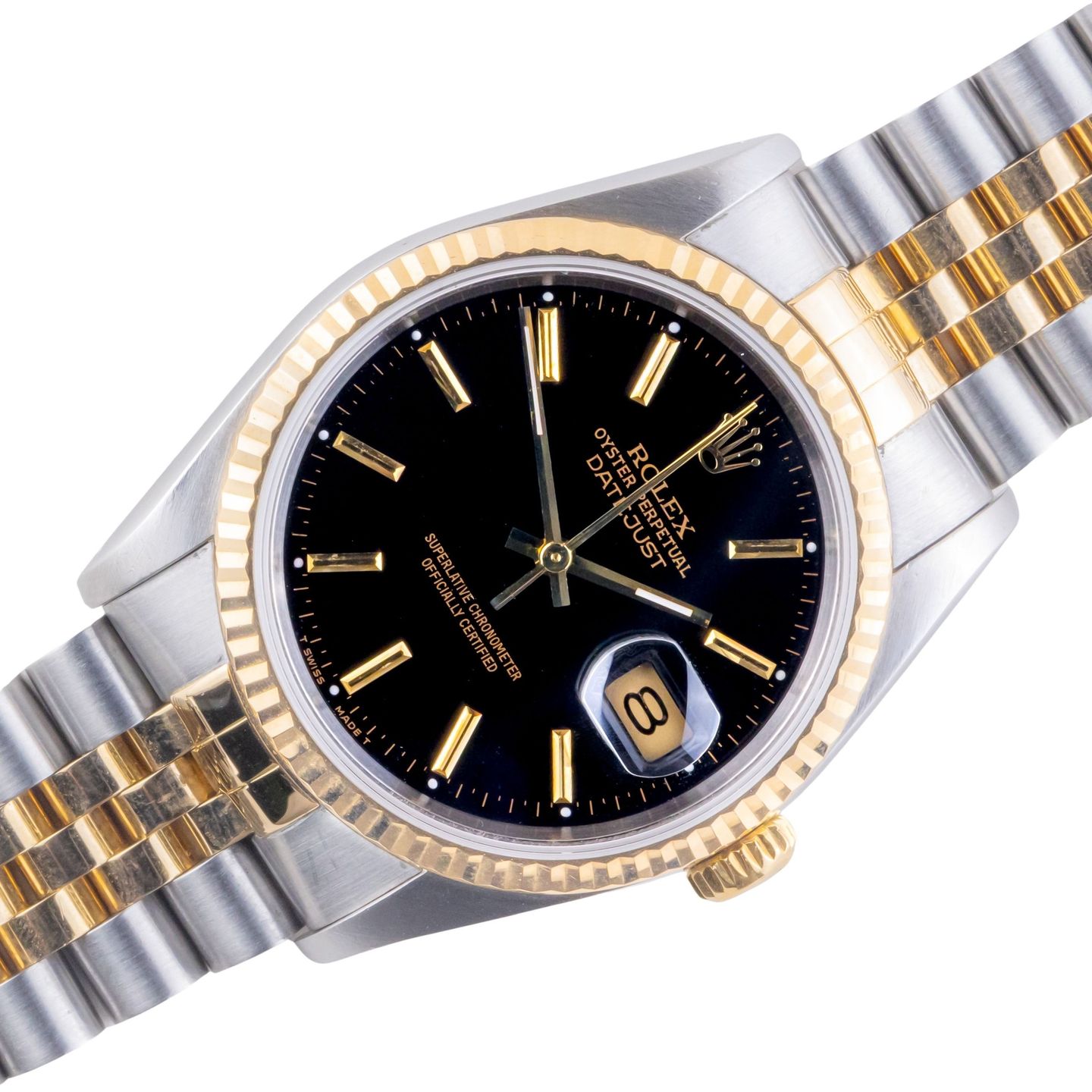 Rolex Datejust 36 16233 (1991) - 36 mm Gold/Steel case (1/8)