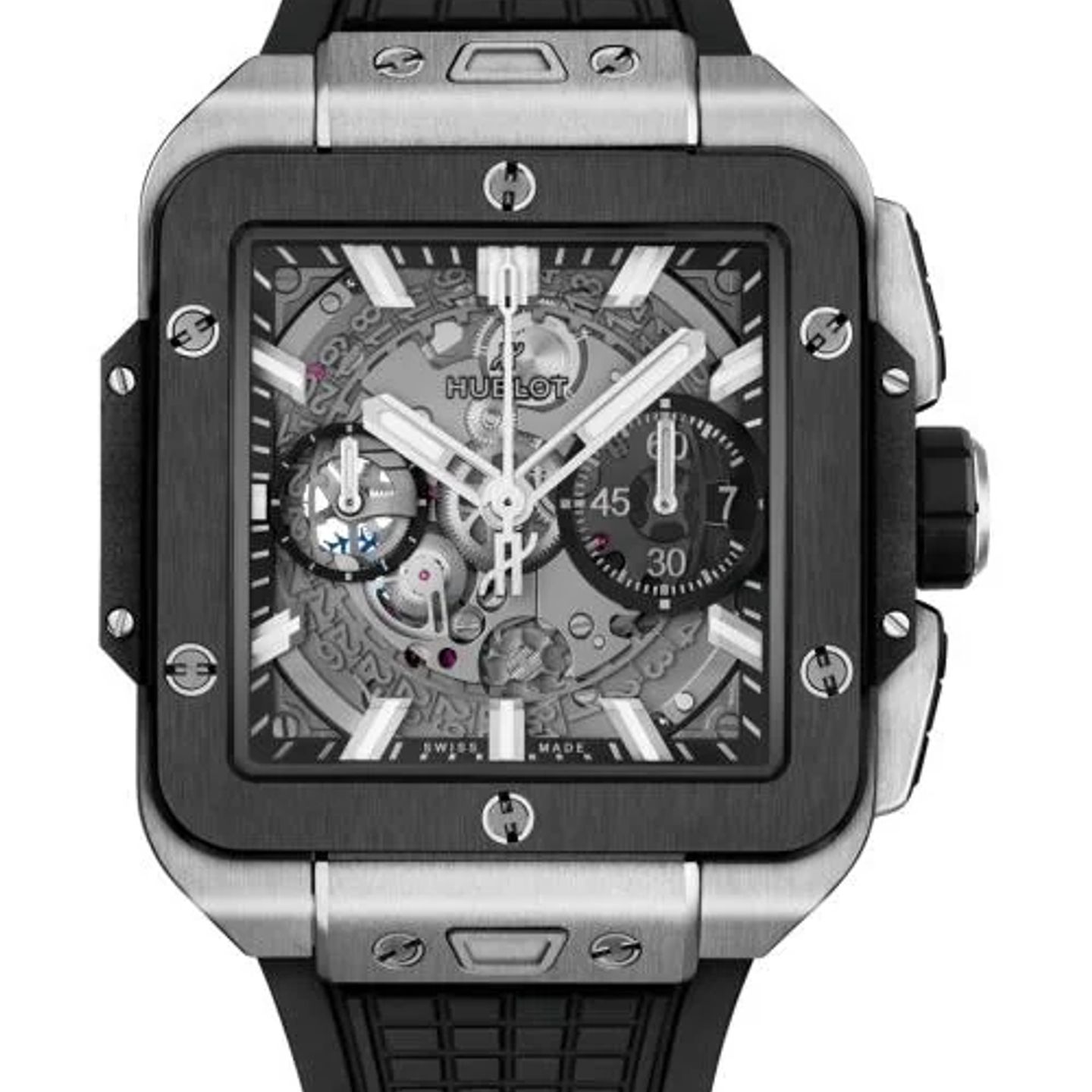 Hublot Square Bang 821.NM.0170.RX (2026) - Transparent dial 42 mm Titanium case (1/1)
