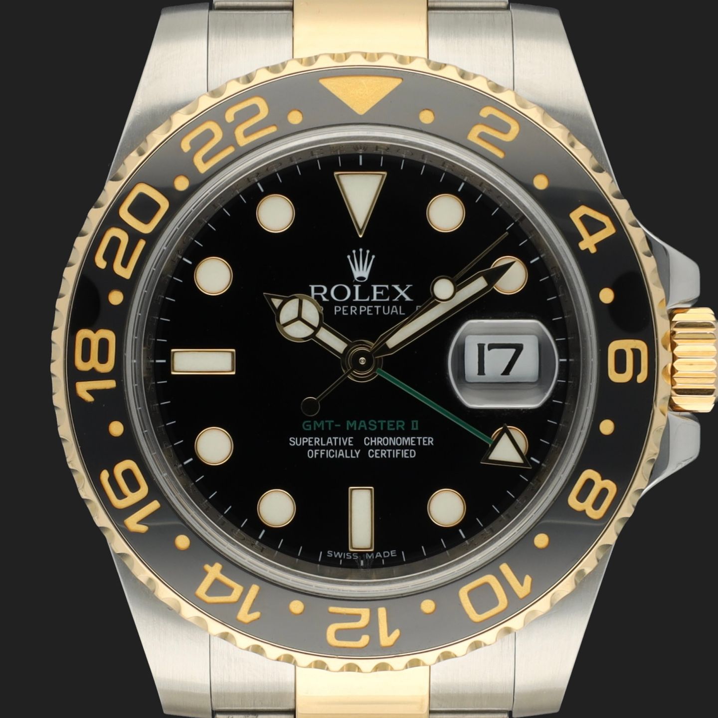 Rolex GMT-Master II 116713LN (2011) - 40 mm Gold/Steel case (2/8)