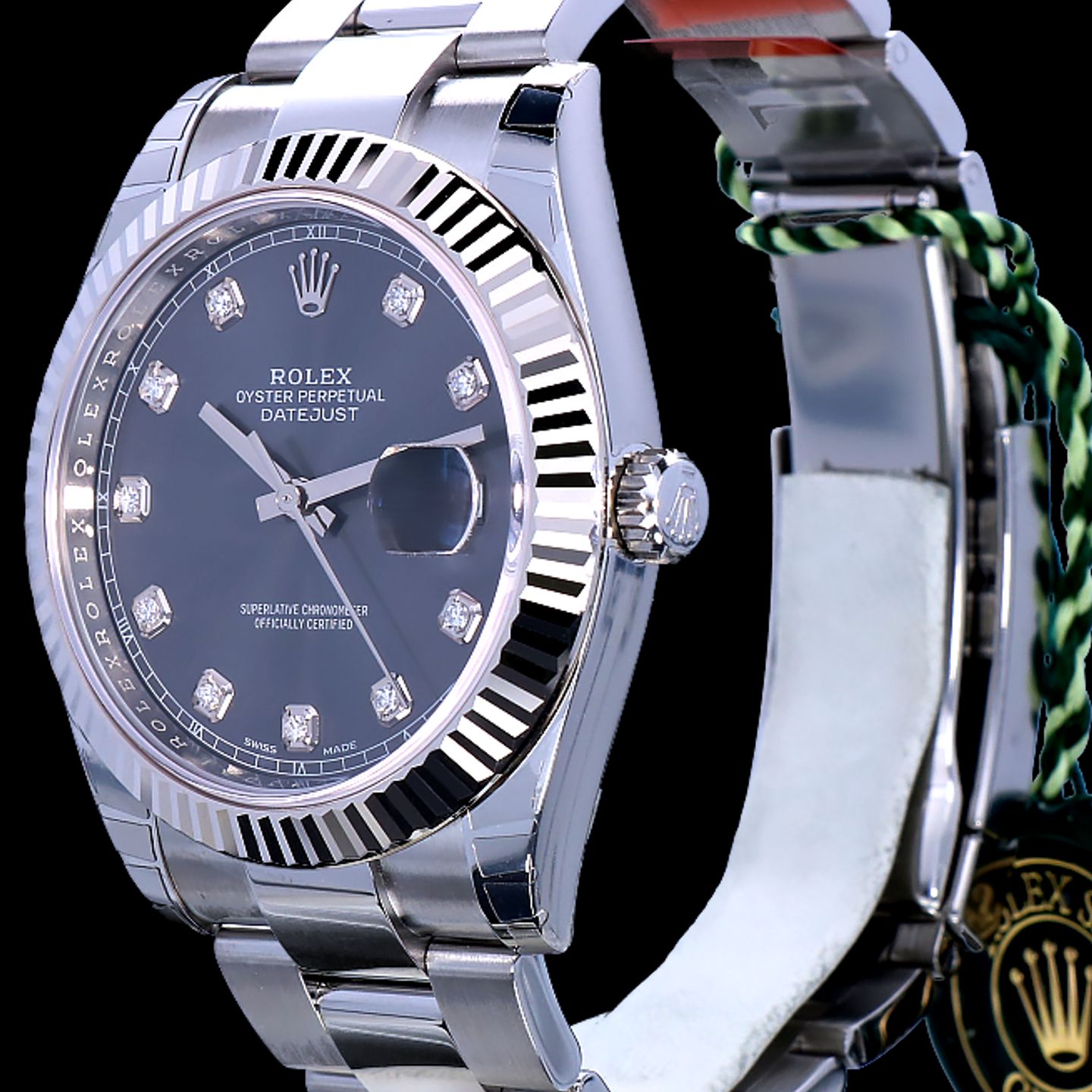 Rolex Datejust 41 126334 (2021) - Grijs wijzerplaat 41mm Staal (3/8)