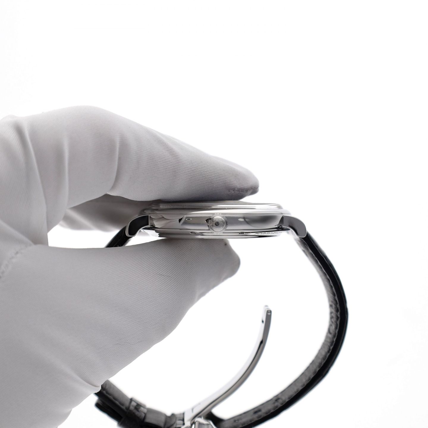 IWC Portofino Hand-Wound IW544801 (2009) - Black dial 46 mm Steel case (6/8)