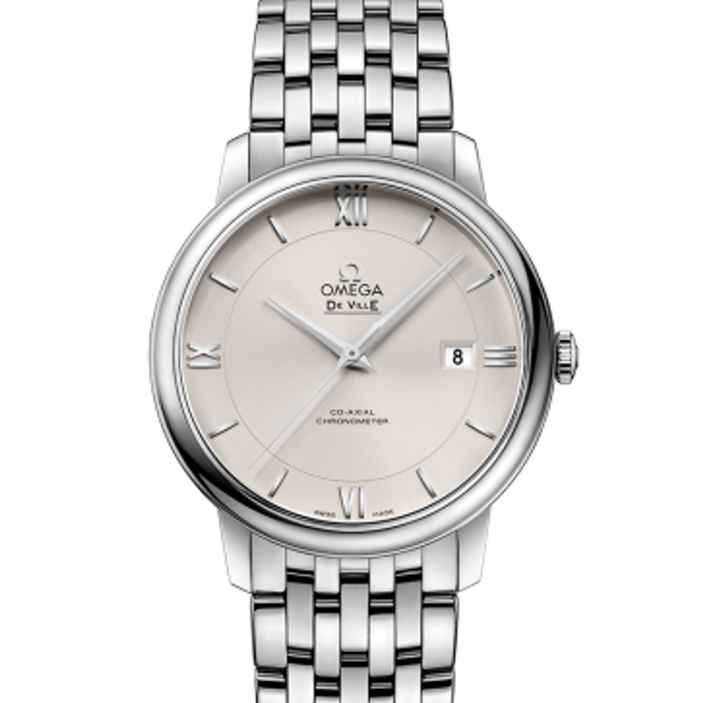 Omega De Ville Prestige 424.10.40.20.02.003 (2023) - Zilver wijzerplaat 40mm Staal (1/1)