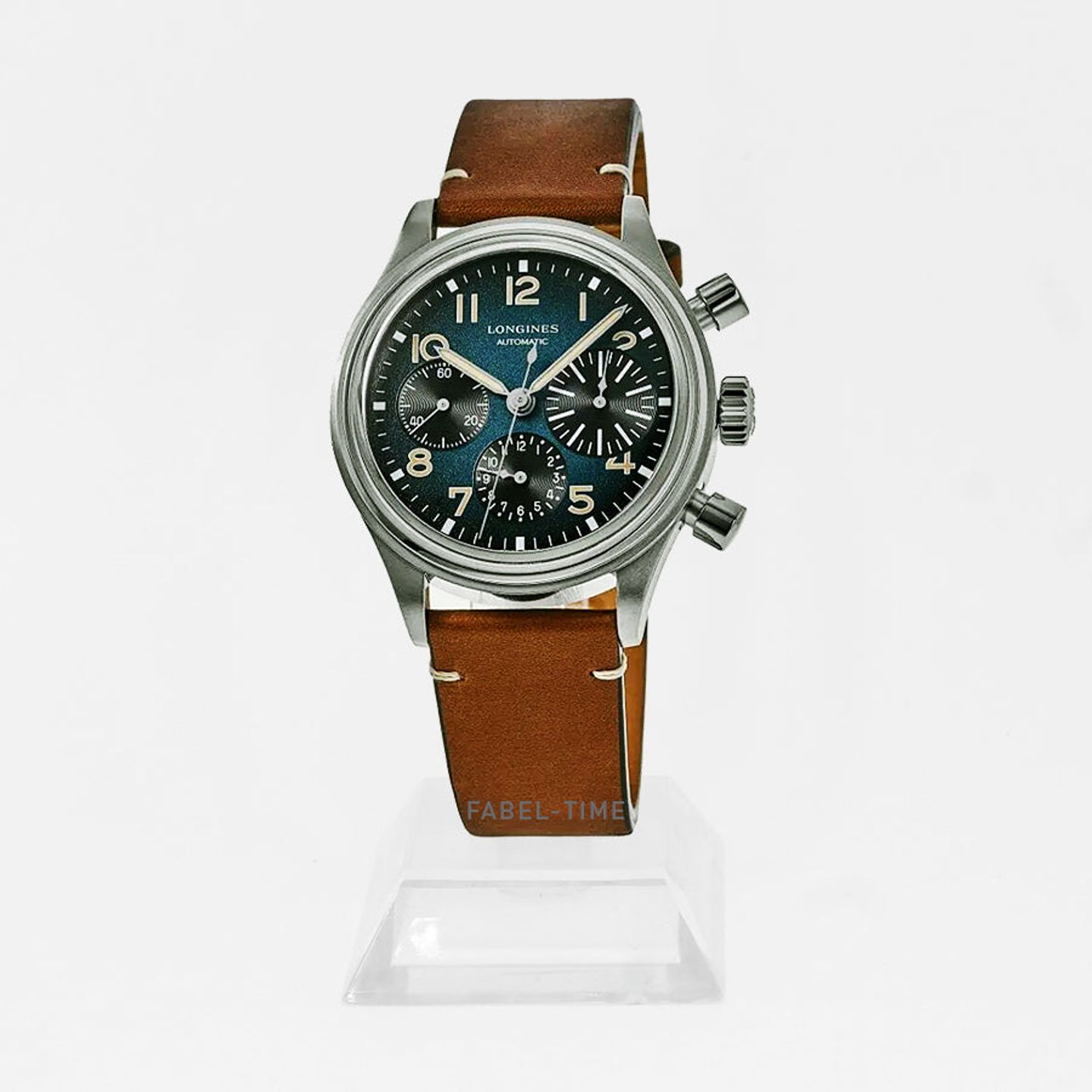 Longines Avigation L2.816.1.93.2 (2024) - Blauw wijzerplaat 41mm Titanium (1/1)