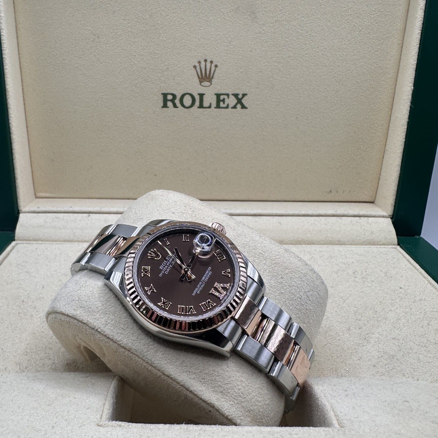 Rolex Datejust 31 178271 (2018) - 31 mm Gold/Steel case (4/4)