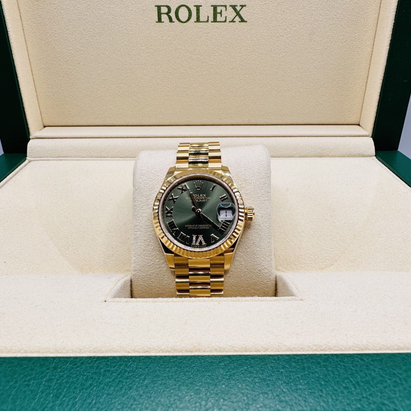 Rolex Datejust 31 278278 (2019) - Silver dial 31 mm Yellow Gold case (3/5)