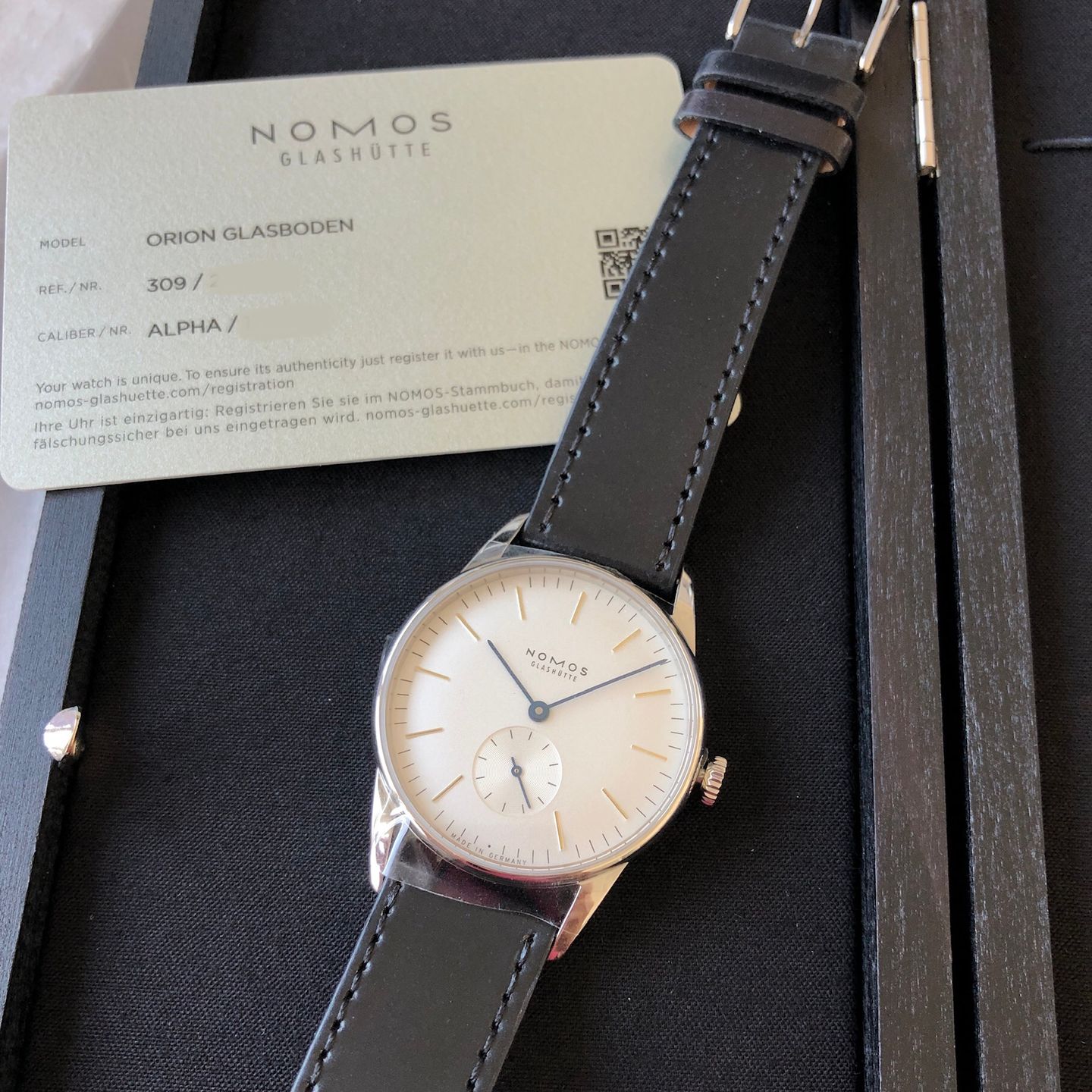 NOMOS Orion 309 (2022) - White dial 35 mm Steel case (8/8)