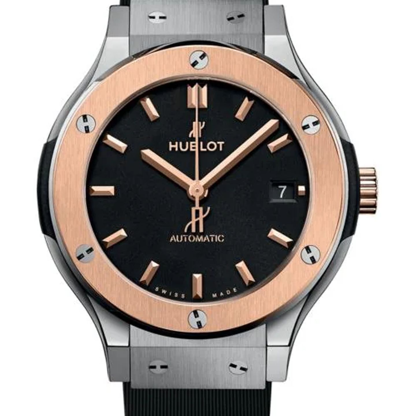 Hublot Classic Fusion 565.NO.1480.RX (2026) - Zwart wijzerplaat 38mm Titanium (1/1)