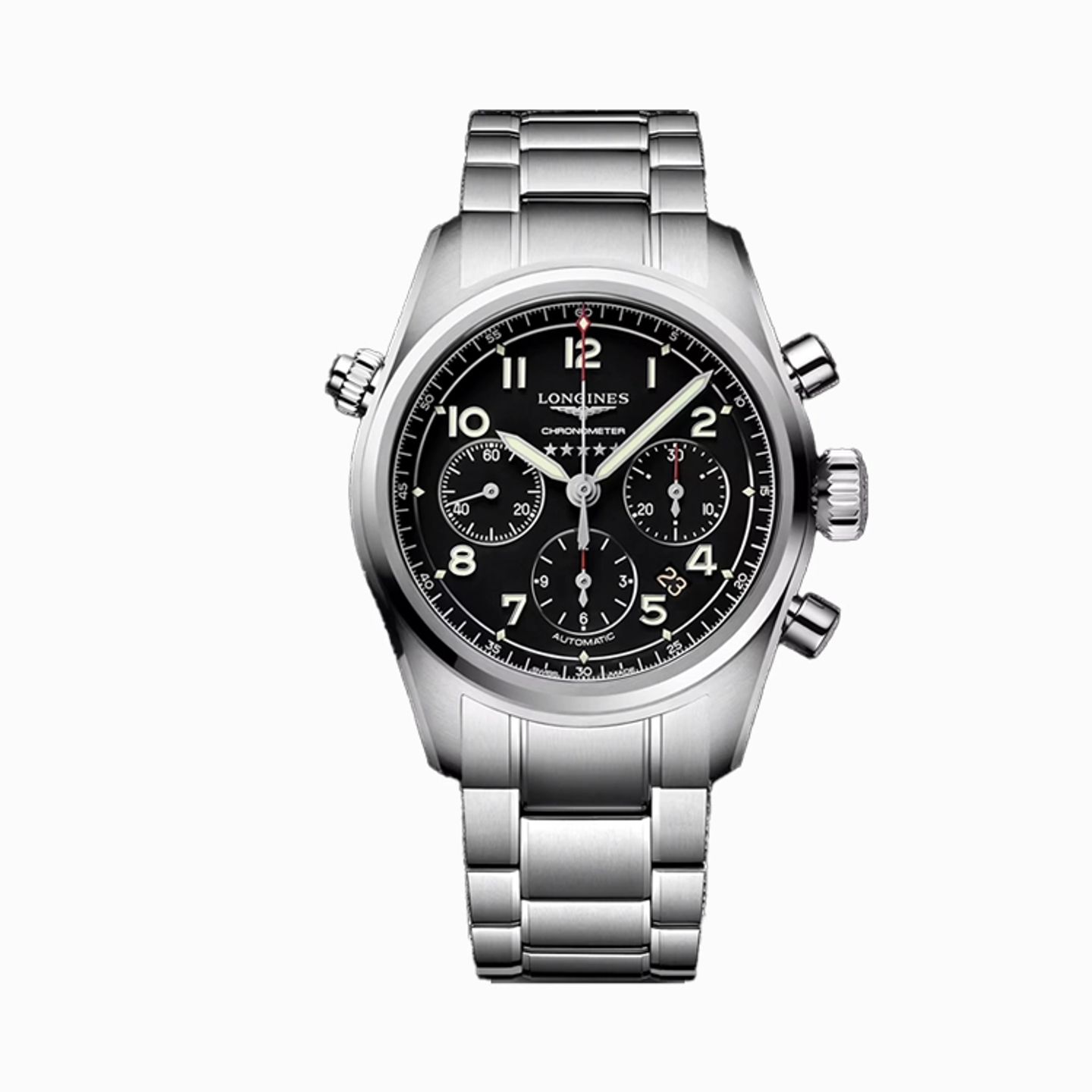 Longines Spirit L3.820.4.53.6 (2025) - Black dial 42 mm Steel case (1/1)