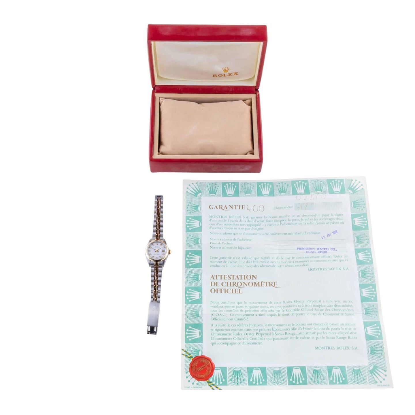 Rolex Lady-Datejust 69173 (1987) - 26 mm Gold/Steel case (8/8)