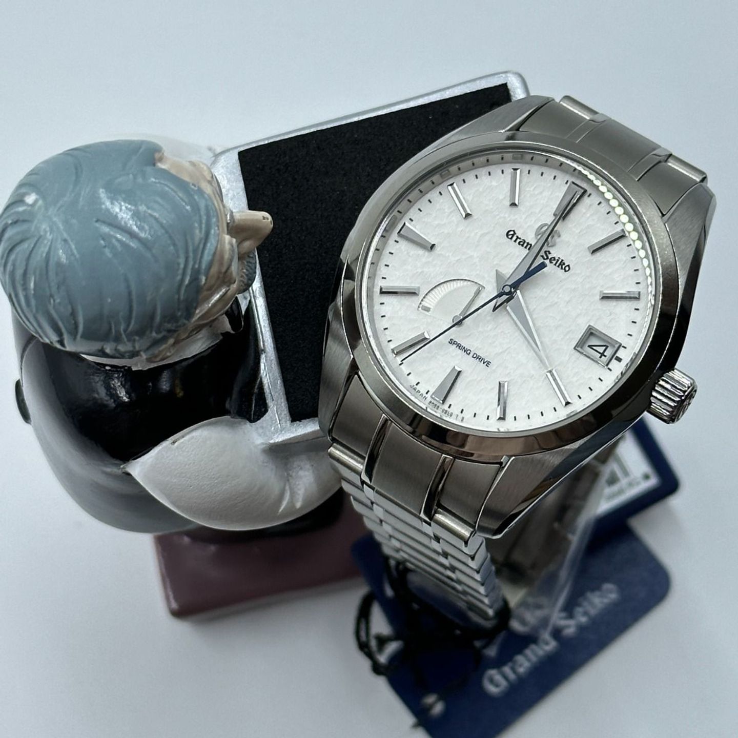 Grand Seiko Heritage Collection SBGA211G (2023) - Wit wijzerplaat 41mm Titanium (6/7)