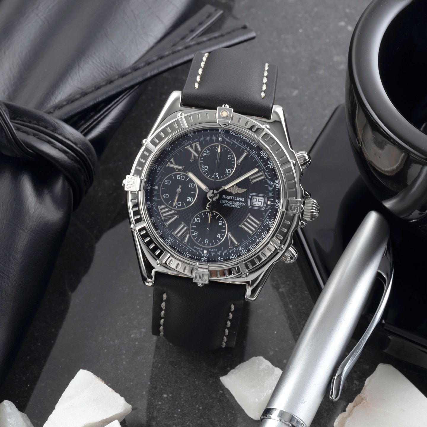 Breitling Crosswind Racing A13055 (1998) - 43 mm Steel case (1/8)