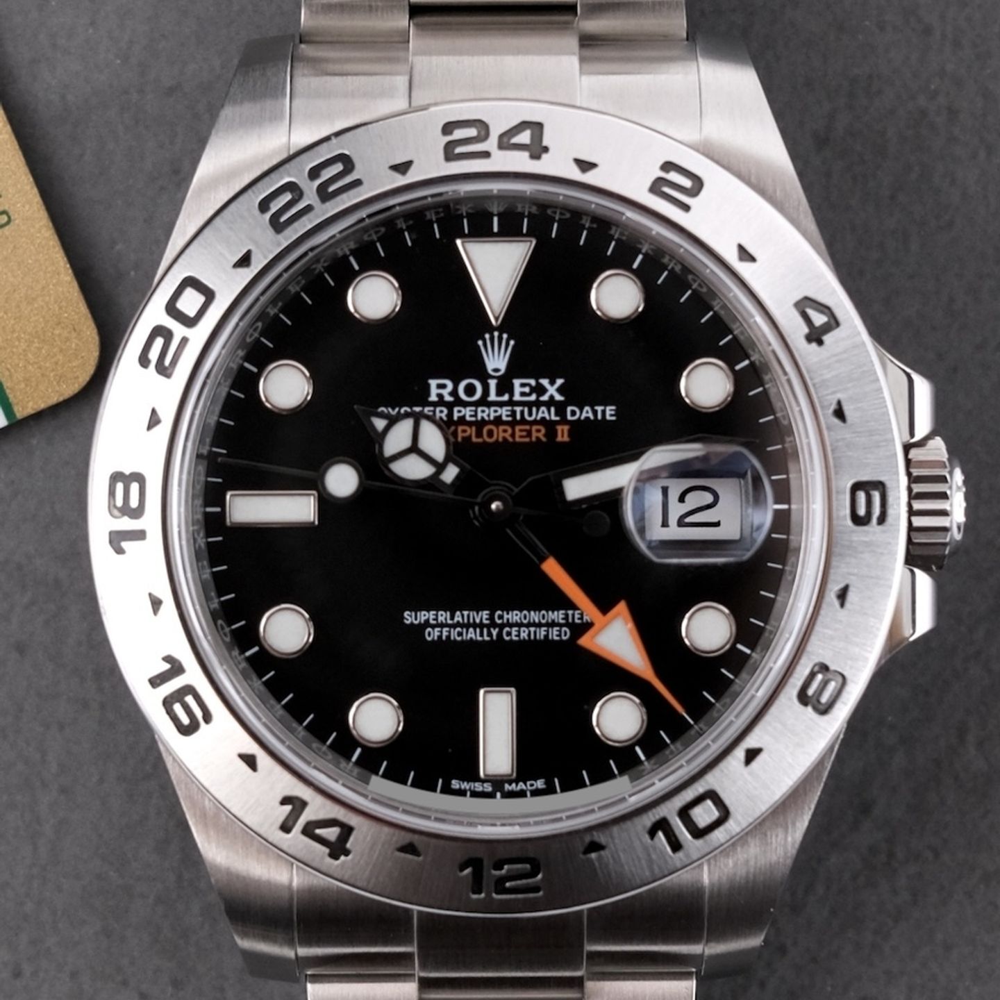 Rolex Explorer II 216570 (2018) - Black dial 42 mm Steel case (5/8)