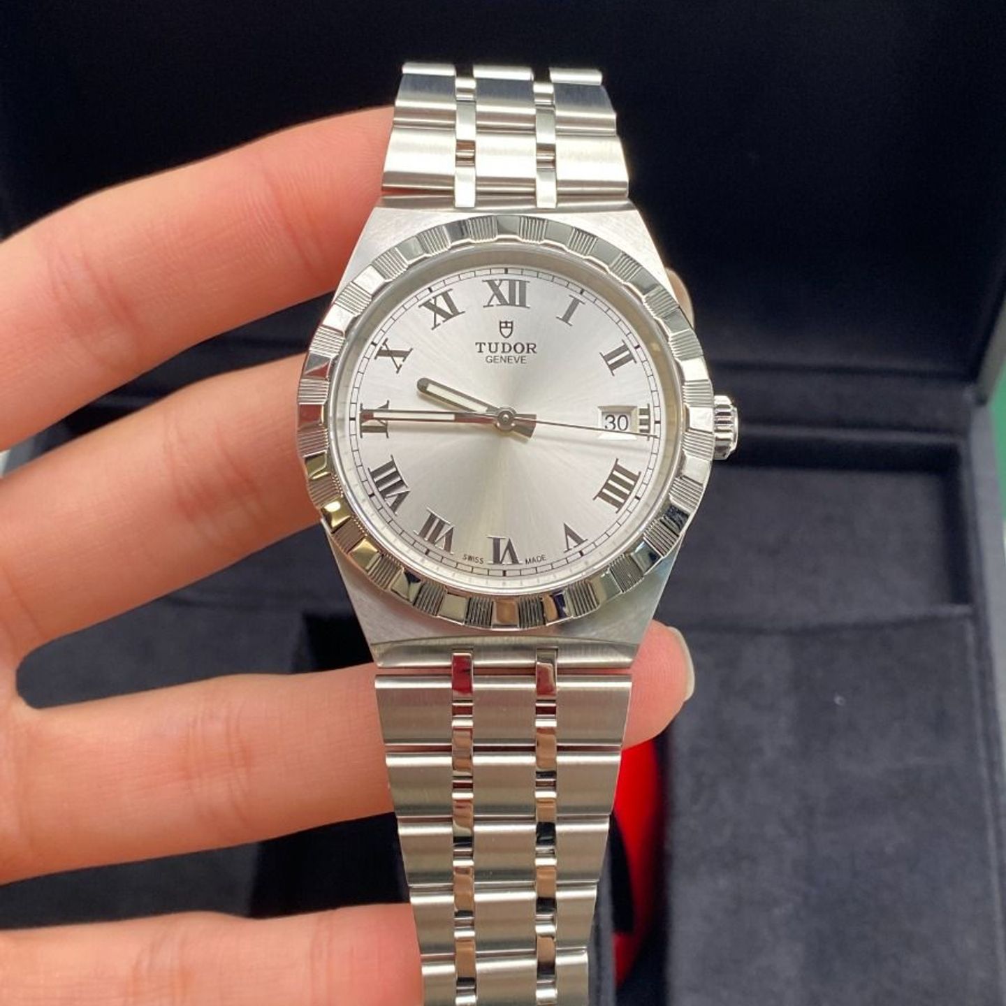 Tudor Royal 28500-0001 (2024) - Zilver wijzerplaat 38mm Staal (7/8)