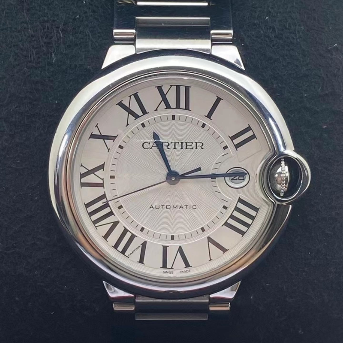 Cartier Ballon Bleu 42mm WSBB0049 (2023) - Zilver wijzerplaat 42mm Staal (1/1)