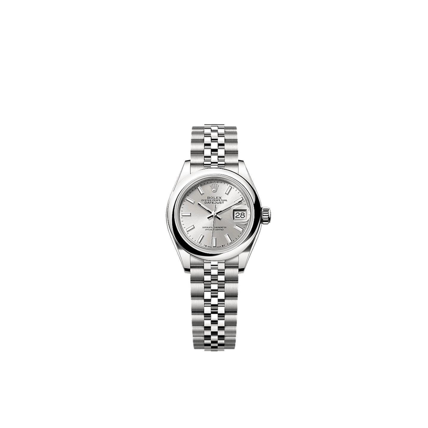 Rolex Lady-Datejust 279160 (2025) - Silver dial 28 mm Steel case (1/1)