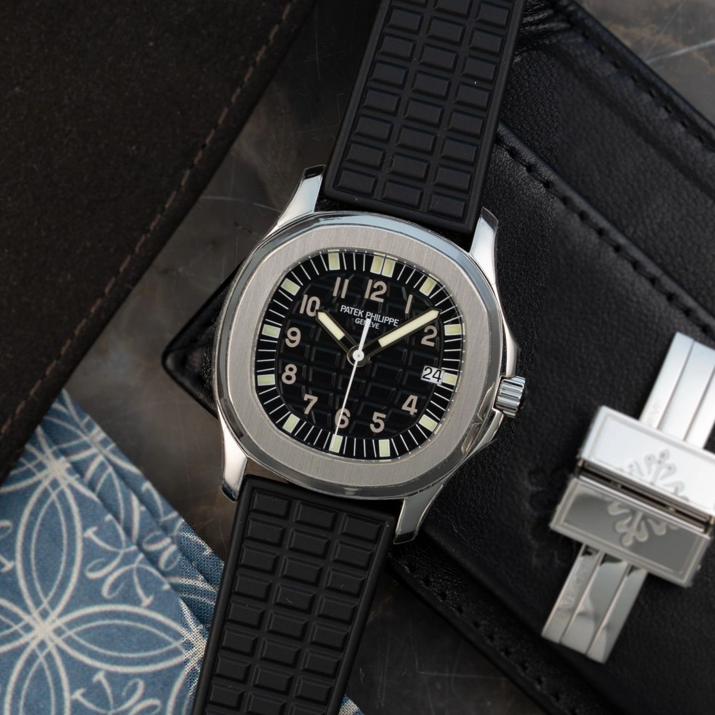 Patek Philippe Aquanaut 5064 (2006) - 37mm Staal (1/6)
