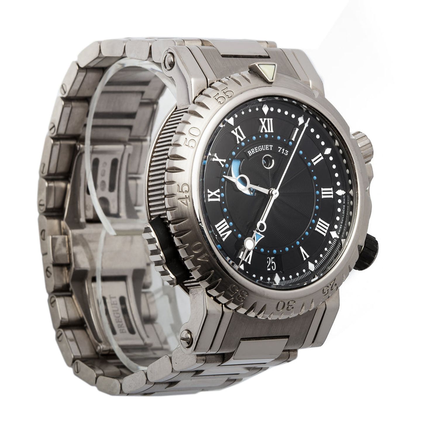 Breguet Marine 5847BB/92/5ZV (Unknown (random serial)) - Black dial 45 mm White Gold case (3/6)