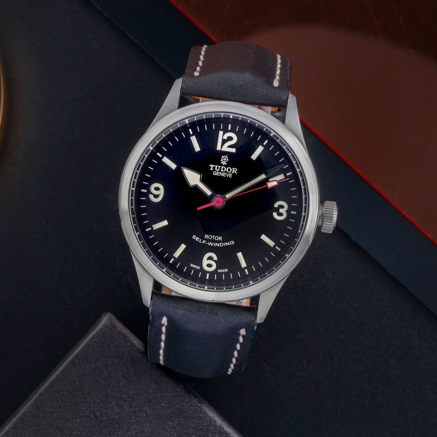 Tudor Heritage Ranger 79910 (2015) - Black dial 41 mm Steel case (1/8)