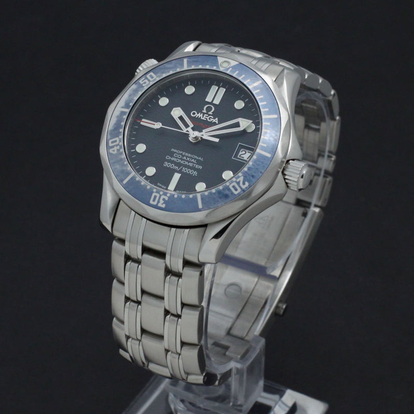 Omega Seamaster Diver 300 M 2222.80.00 (2007) - Blue dial 36 mm Steel case (5/7)