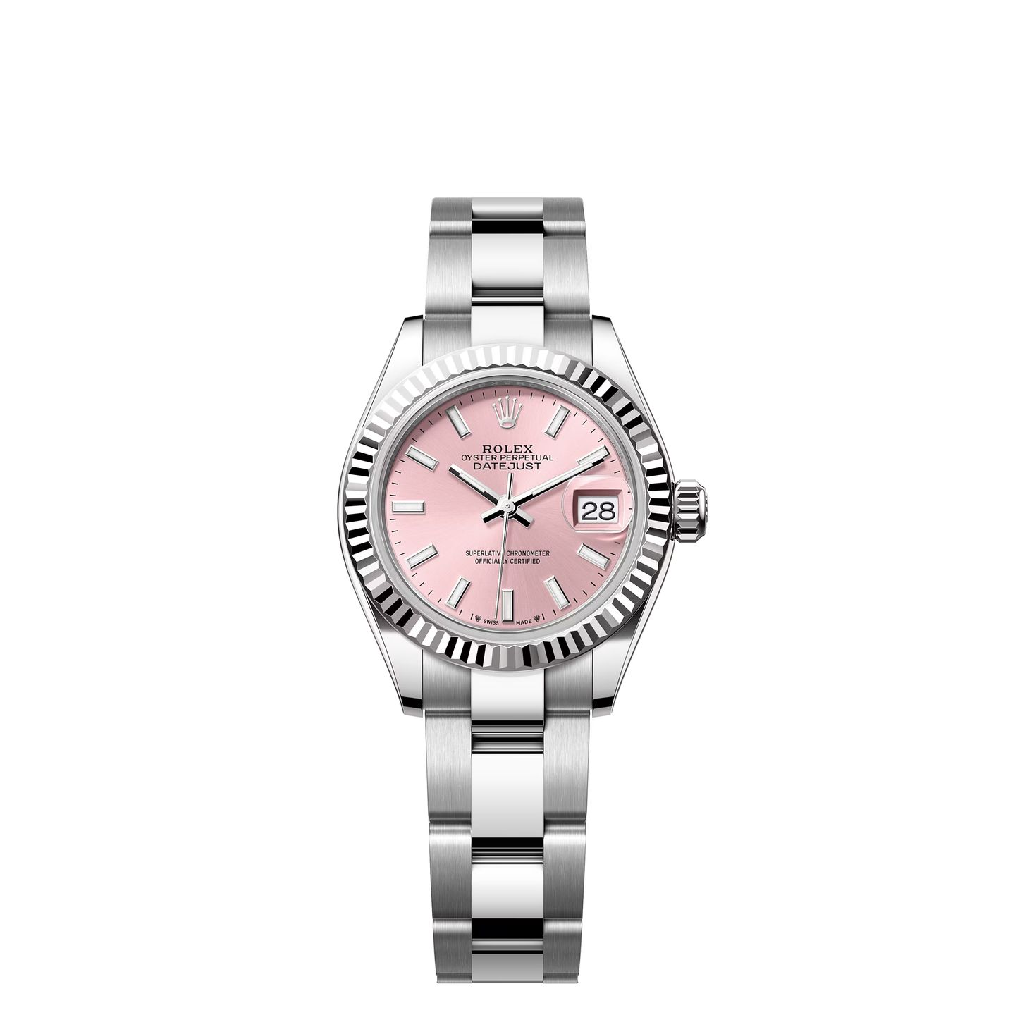 Rolex Lady-Datejust 279174 (2024) - Pink dial 28 mm Steel case (1/1)