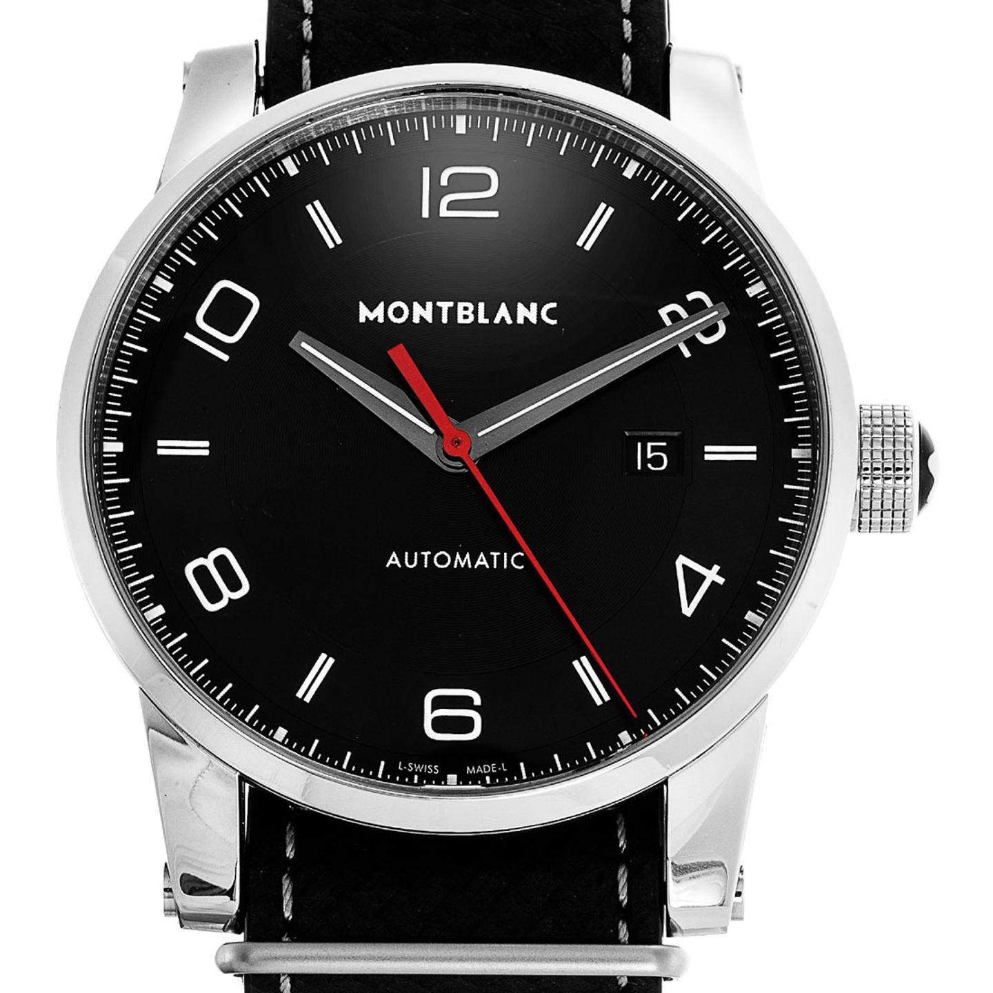 Montblanc Timewalker 113850 (2023) - Black dial 43 mm Steel case (2/3)