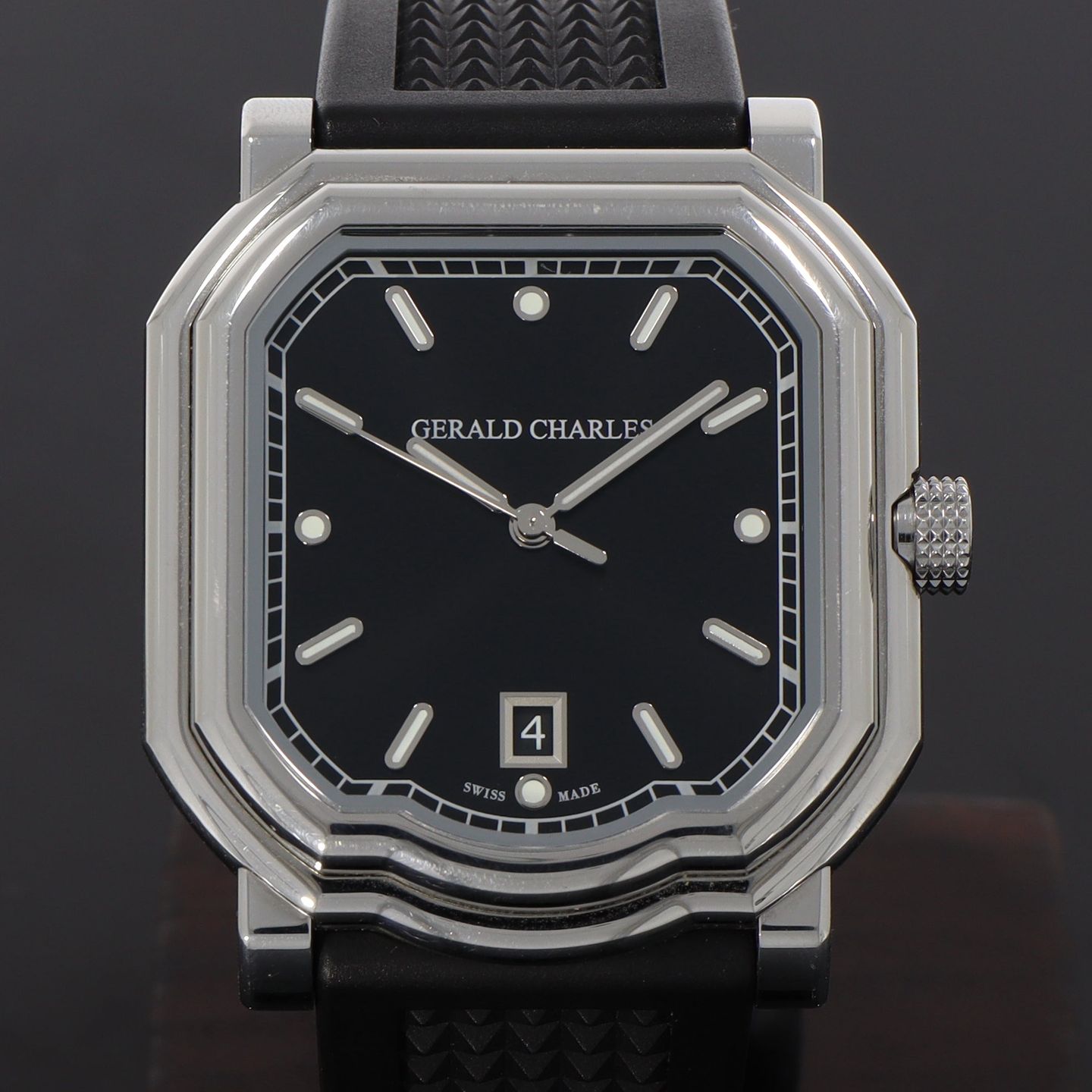 Gerald Charles Unknown GC20A02 (2022) - Black dial Unknown Steel case (5/8)