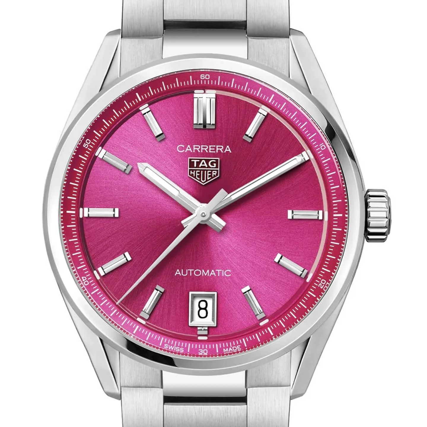 TAG Heuer Carrera WBN2313.BA0001 (2023) - Pink dial 36 mm Steel case (1/2)