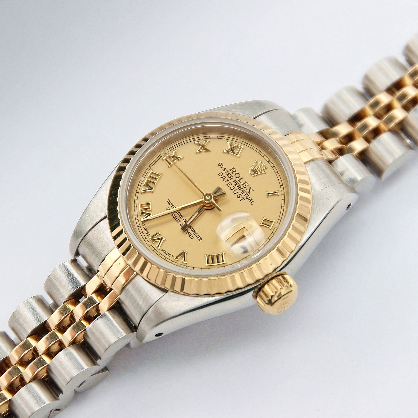 Rolex Lady-Datejust 69173 (Onbekend (willekeurig serienummer)) - 26mm Goud/Staal (1/8)