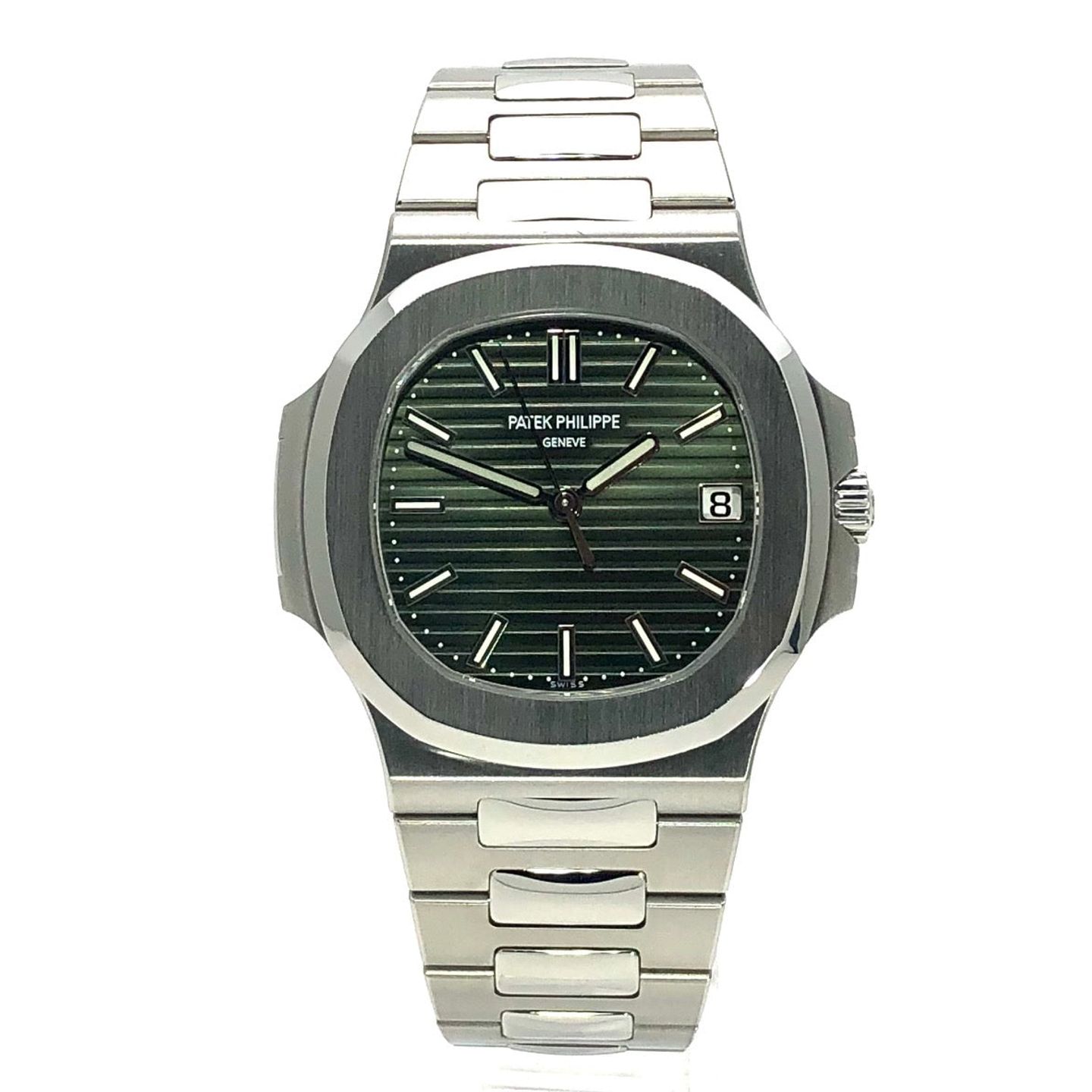 Patek Philippe Nautilus 5711/1A-014 (2022) - Groen wijzerplaat 40mm Staal (1/7)