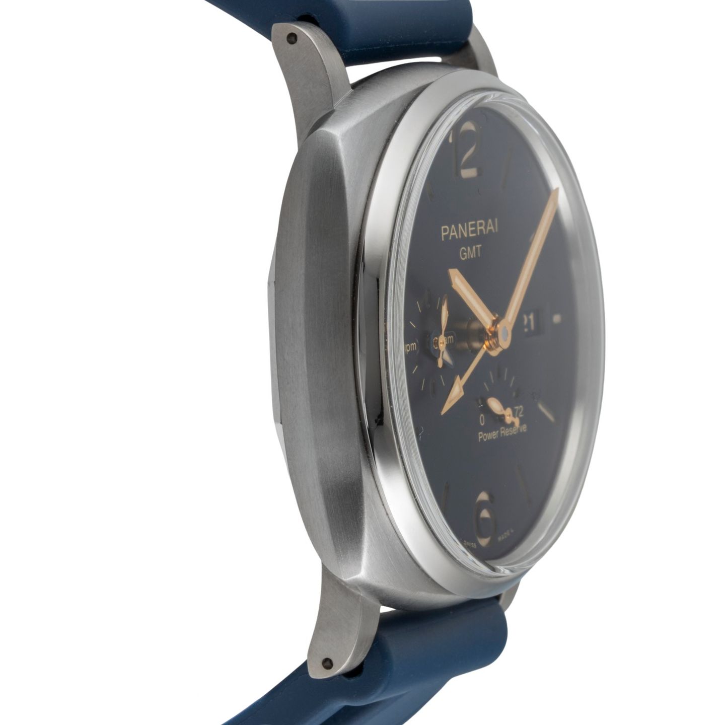 Panerai Luminor Due PAM00964 (Unknown (random serial)) - Blue dial 45 mm Titanium case (7/8)