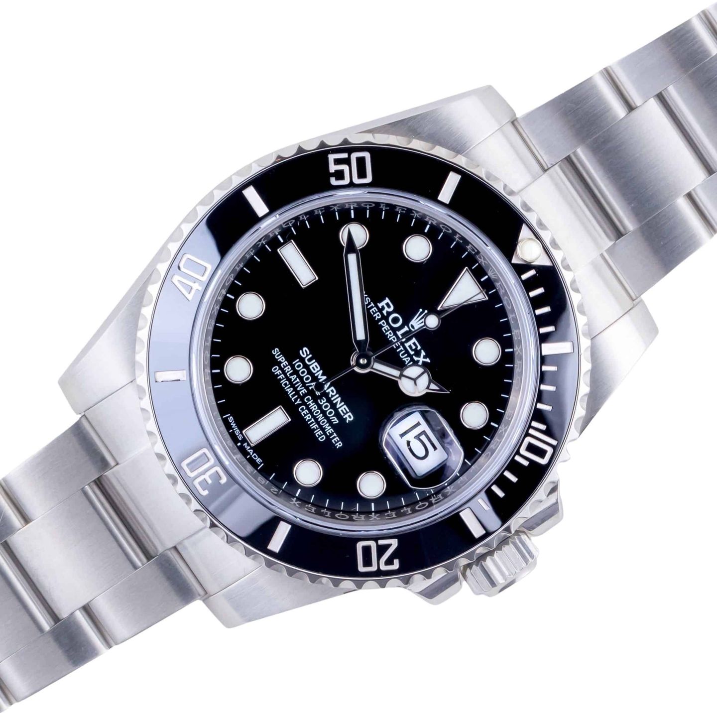 Rolex Submariner Date 116610LN (2020) - Zwart wijzerplaat 40mm Staal (1/8)