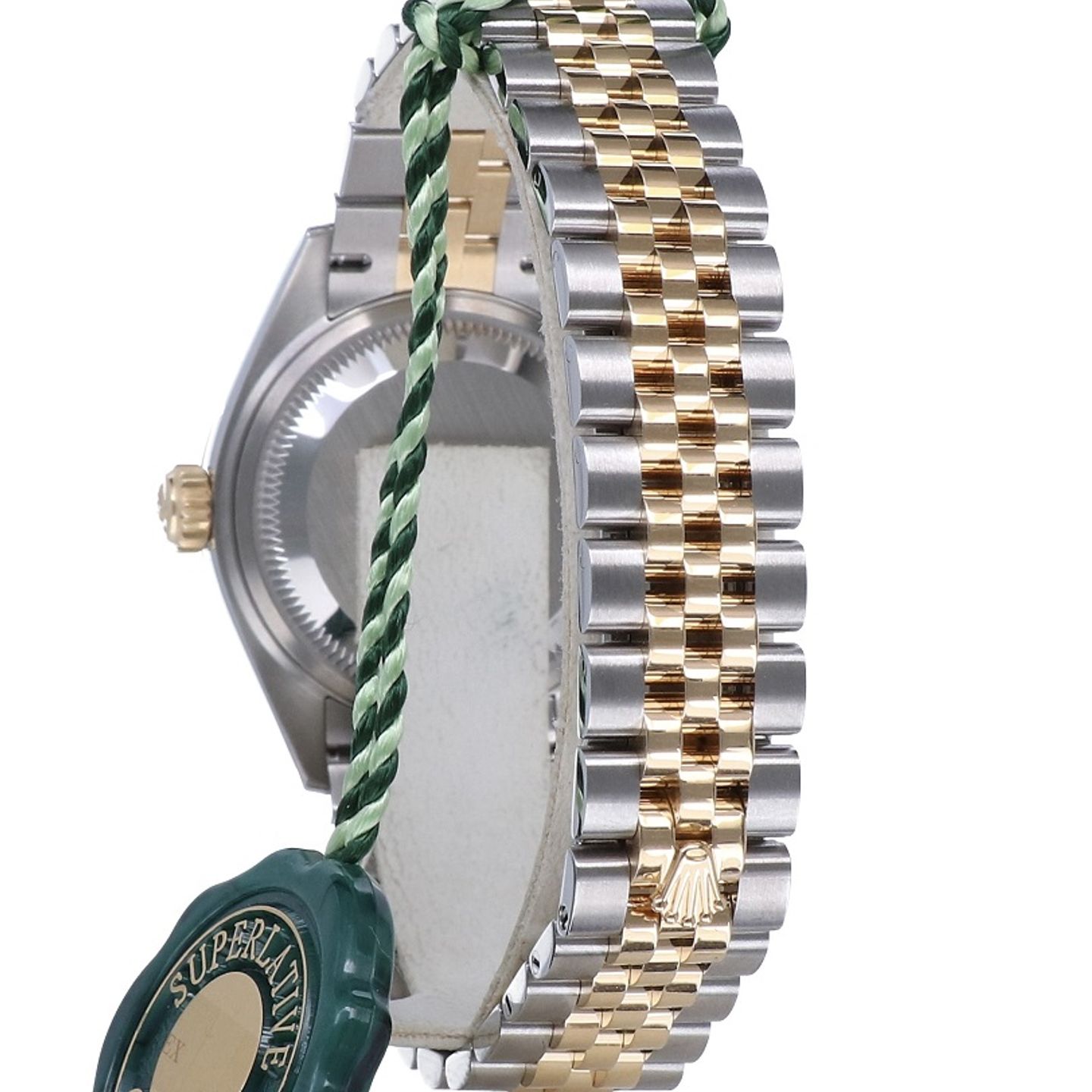 Rolex Lady-Datejust 279173 (2023) - Champagne dial 28 mm Gold/Steel case (7/7)