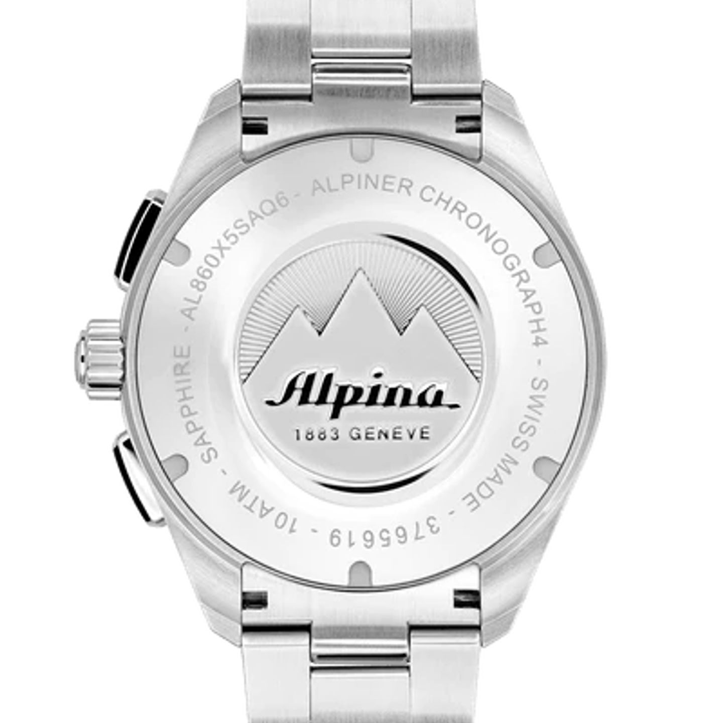 Alpina Alpiner AL-860DGS5AQ6B (2024) - Black dial 44 mm Steel case (2/5)