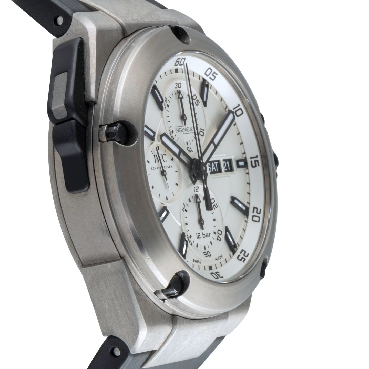 IWC Ingenieur Double Chronograph Titanium IW386501 - (7/8)