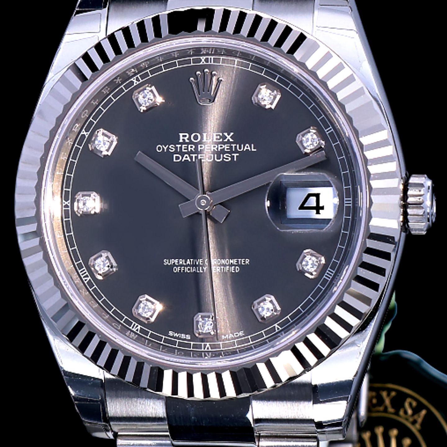 Rolex Datejust 41 126334 (2021) - Grijs wijzerplaat 41mm Staal (1/8)