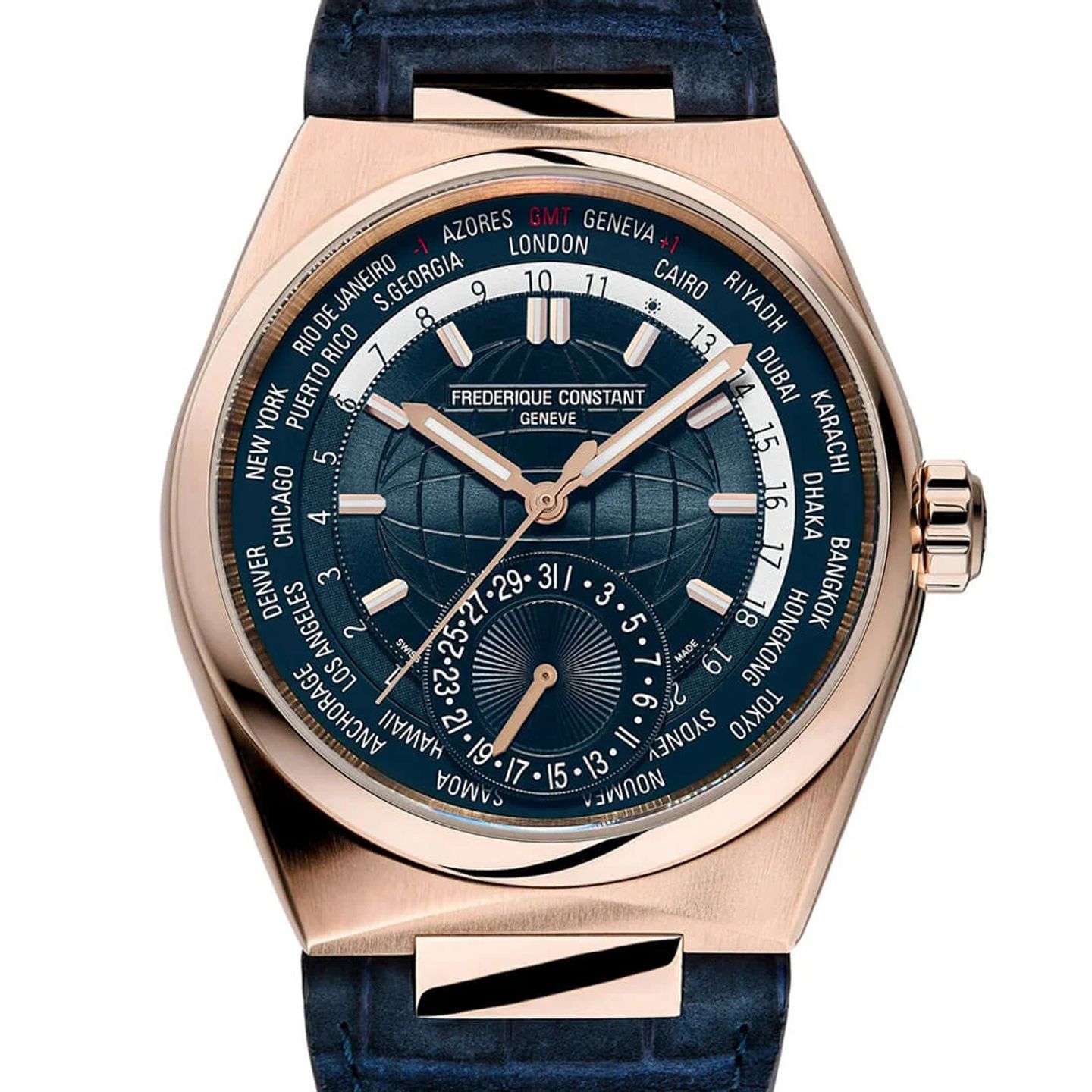 Frederique Constant Manufacture Worldtimer FC-718BL4NH9 - (2/3)