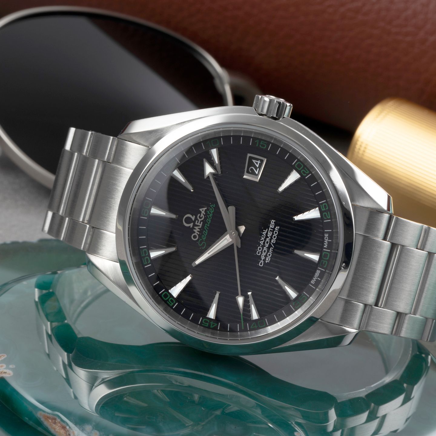 Omega Seamaster Aqua Terra 231.10.42.21.01.001 (Onbekend (willekeurig serienummer)) - Zwart wijzerplaat 42mm Staal (2/8)