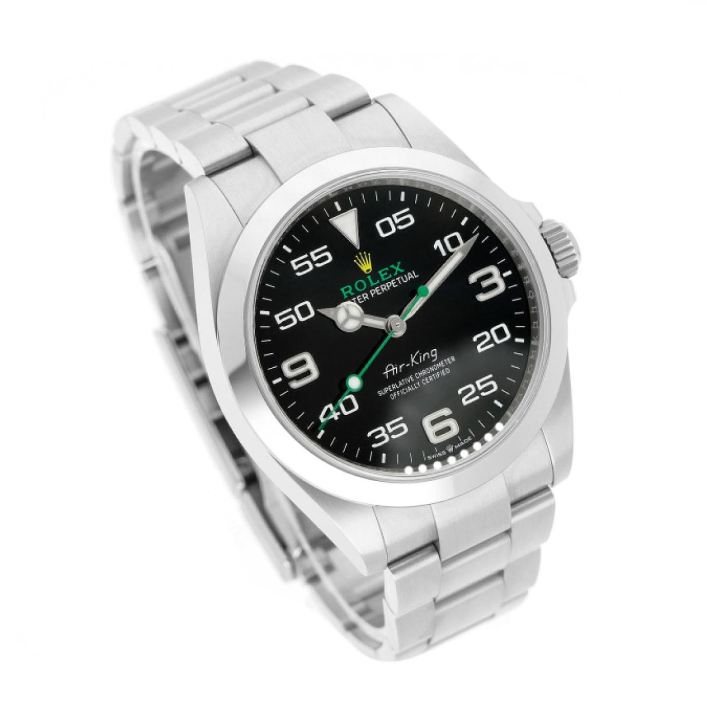 Rolex Air-King 126900 (2026) - Black dial 40 mm Steel case (3/5)
