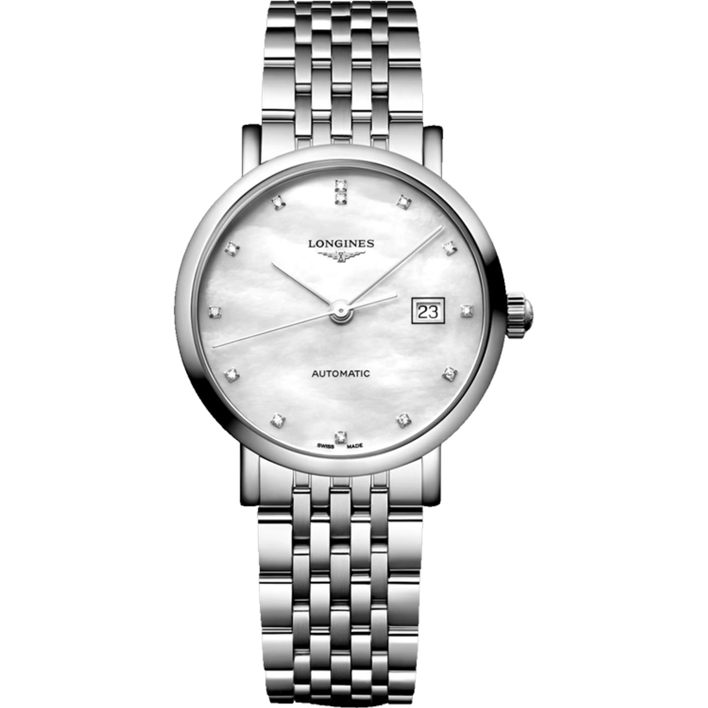 Longines Elegant L4.310.4.80.6 (2026) - Parelmoer wijzerplaat 29mm Staal (1/1)