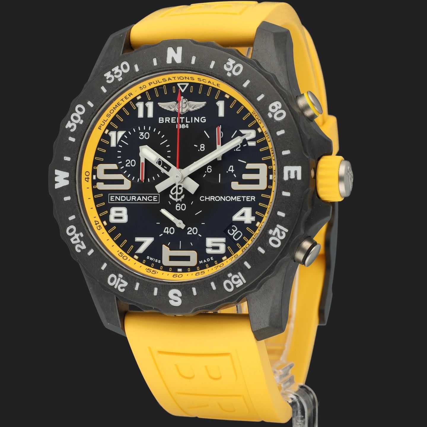 Breitling Endurance Pro X82310A41B1S1 (2020) - Black dial 44 mm Plastic case (1/8)