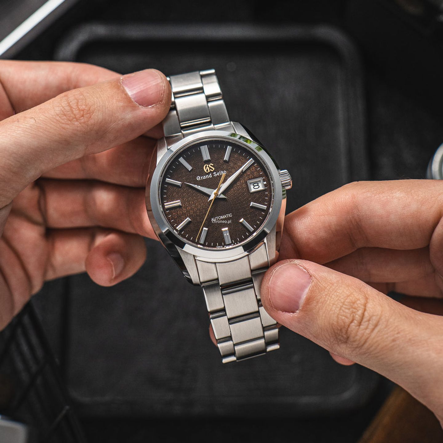 Grand Seiko Heritage Collection SBGR311 (2019) - Bruin wijzerplaat 43mm Staal (6/8)