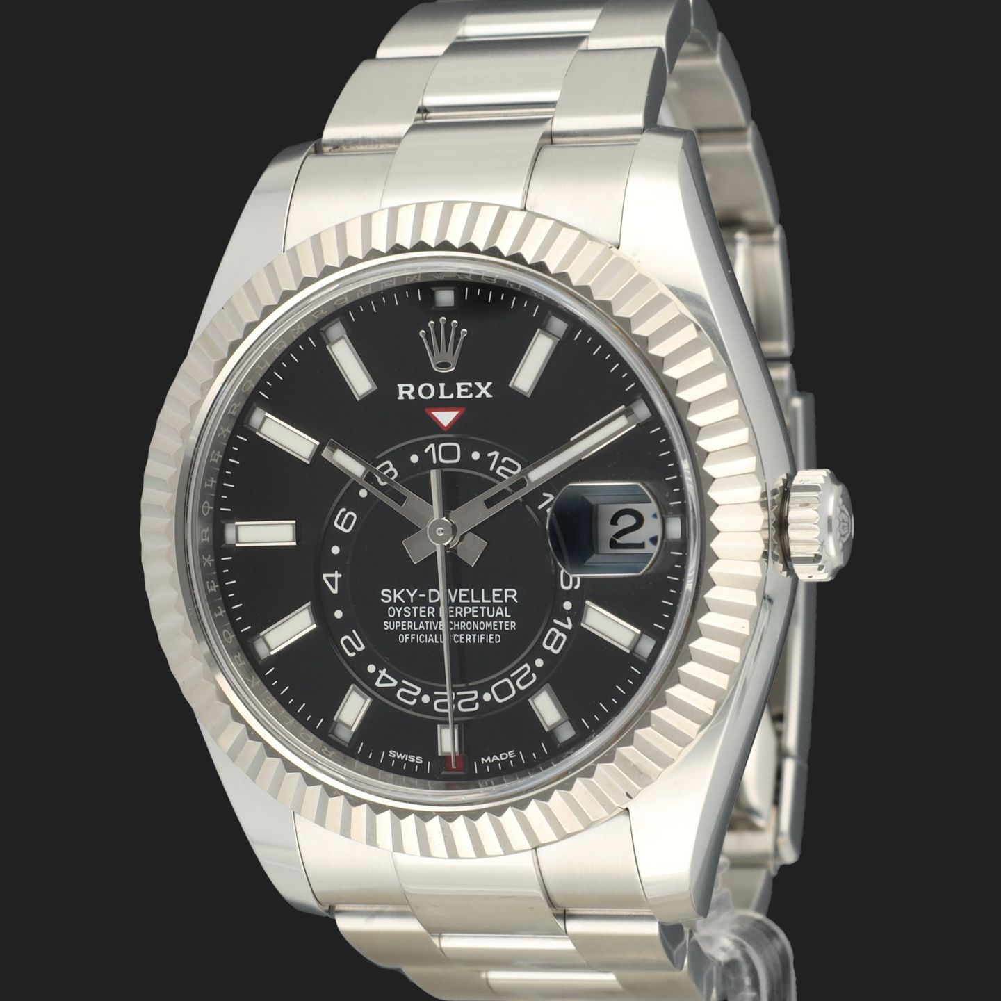 Rolex Sky-Dweller 326934 (2019) - Zwart wijzerplaat 42mm Staal (1/8)