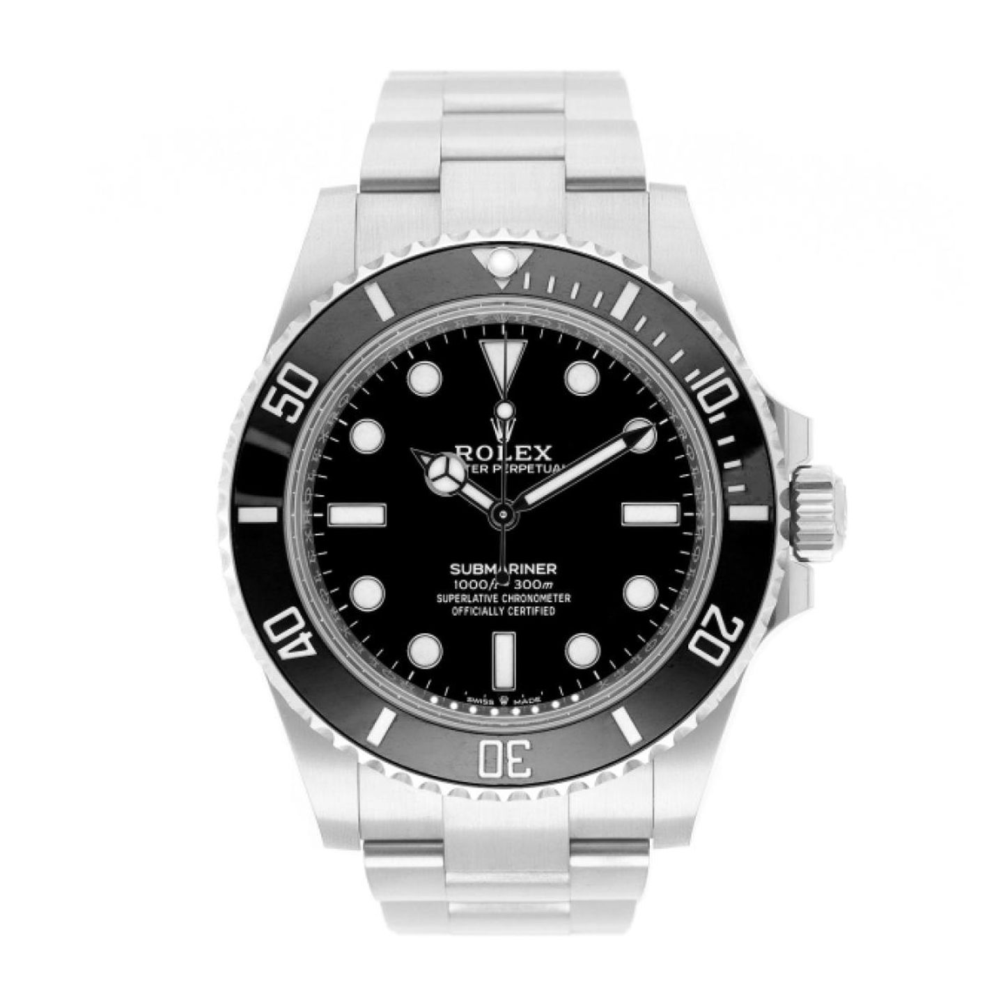 Rolex Submariner No Date 124060 (2026) - Zwart wijzerplaat 41mm Staal (1/5)