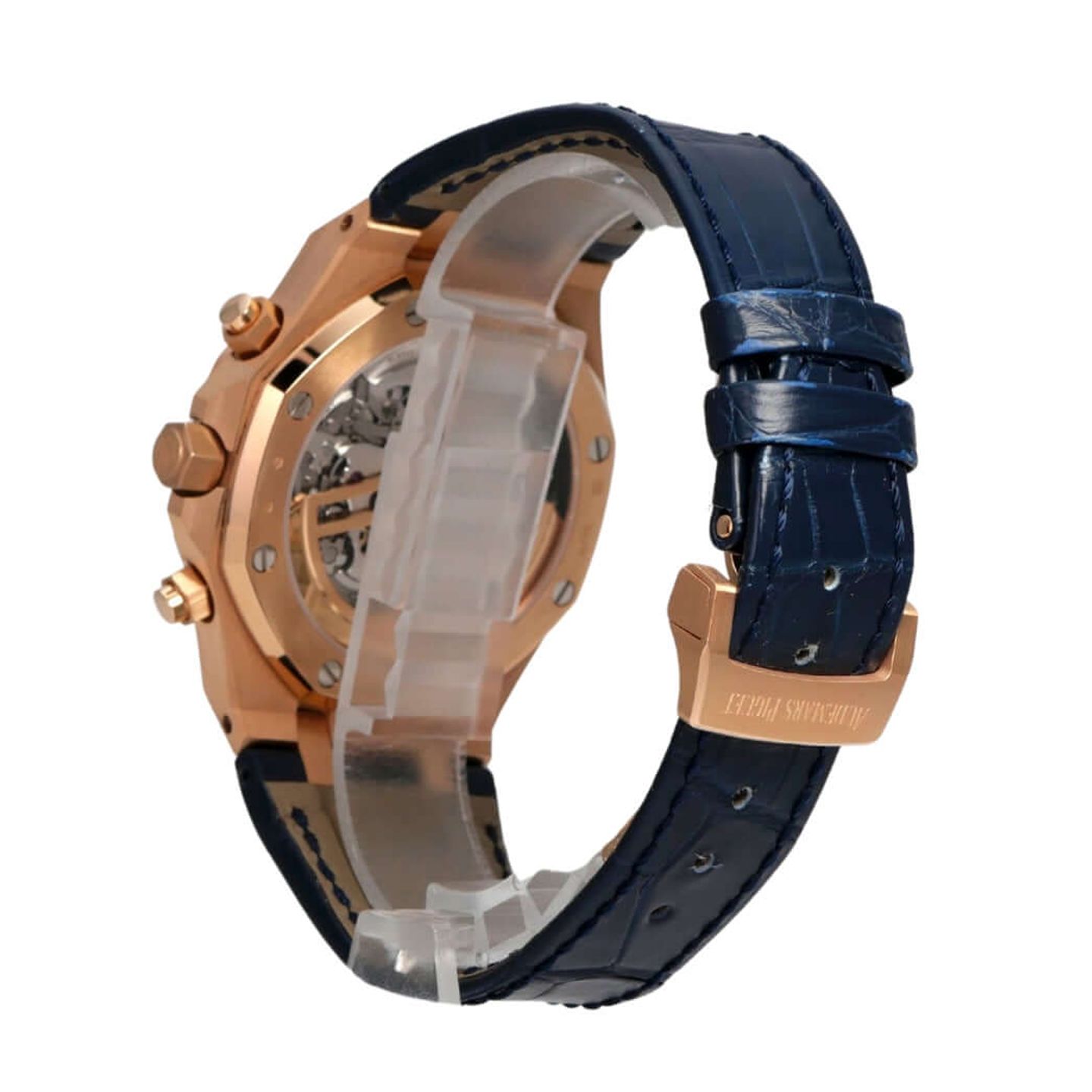 Audemars Piguet Royal Oak Chronograph 26240OR.OO.D315CR.02 (2023) - Blue dial 41 mm Rose Gold case (7/8)